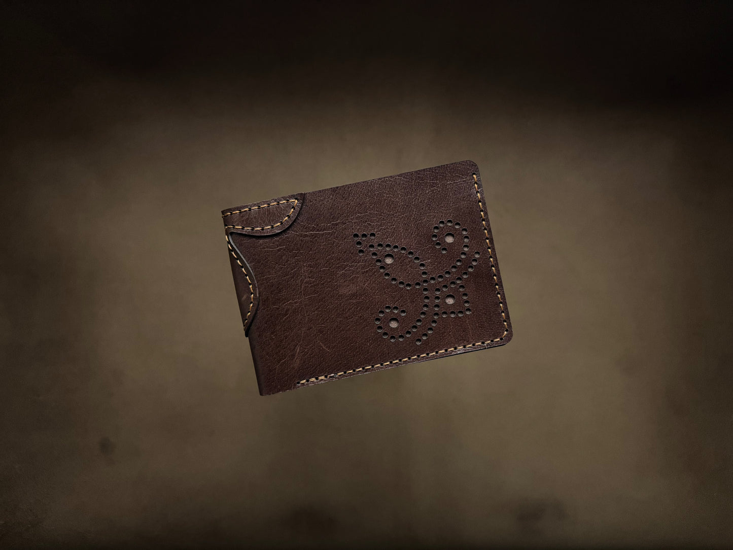 Barney the Wallet in Dark Brown