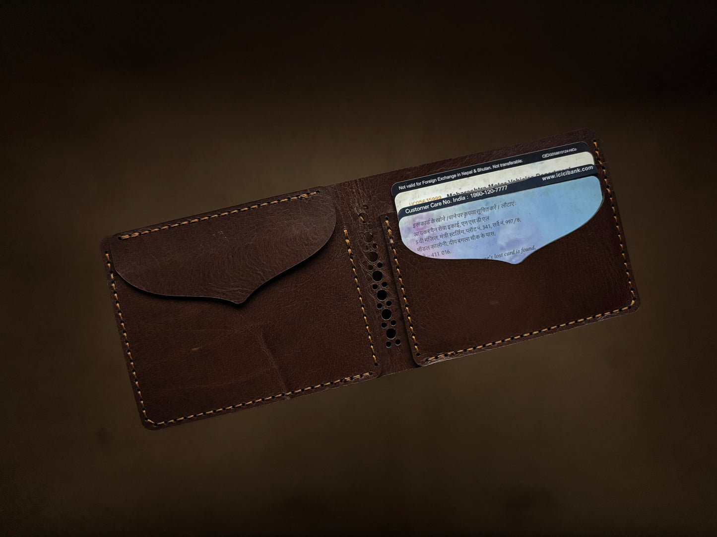 Barney the Wallet in Dark Brown