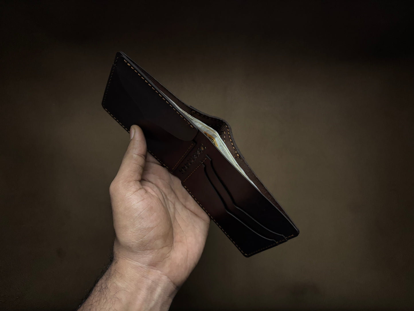 Barney the Wallet in Dark Brown