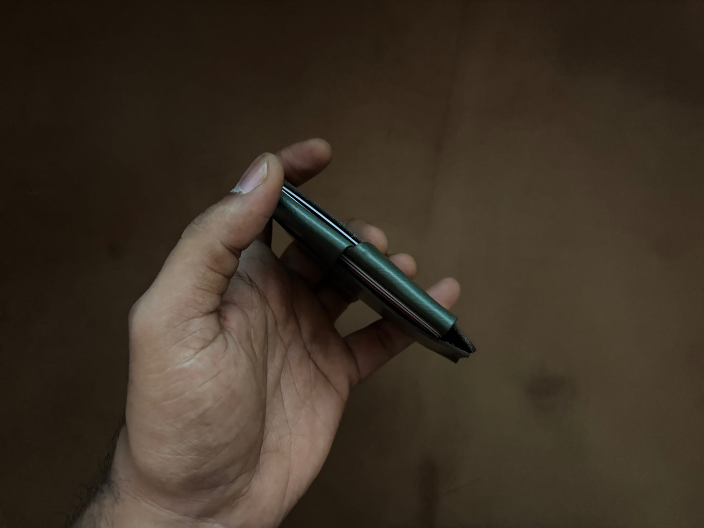 The Bond Wallet in Bottle Green