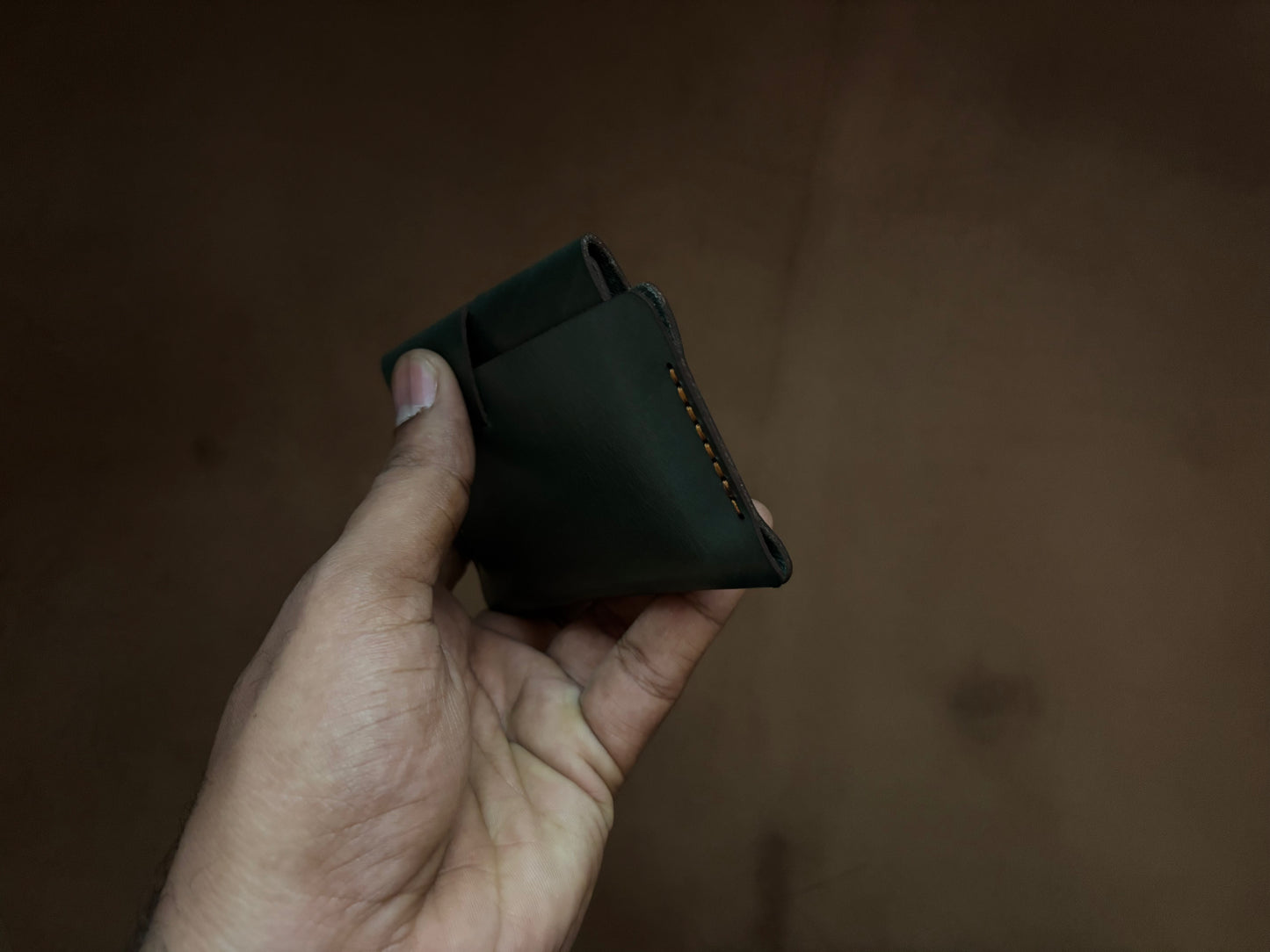 The Bond Wallet in Bottle Green