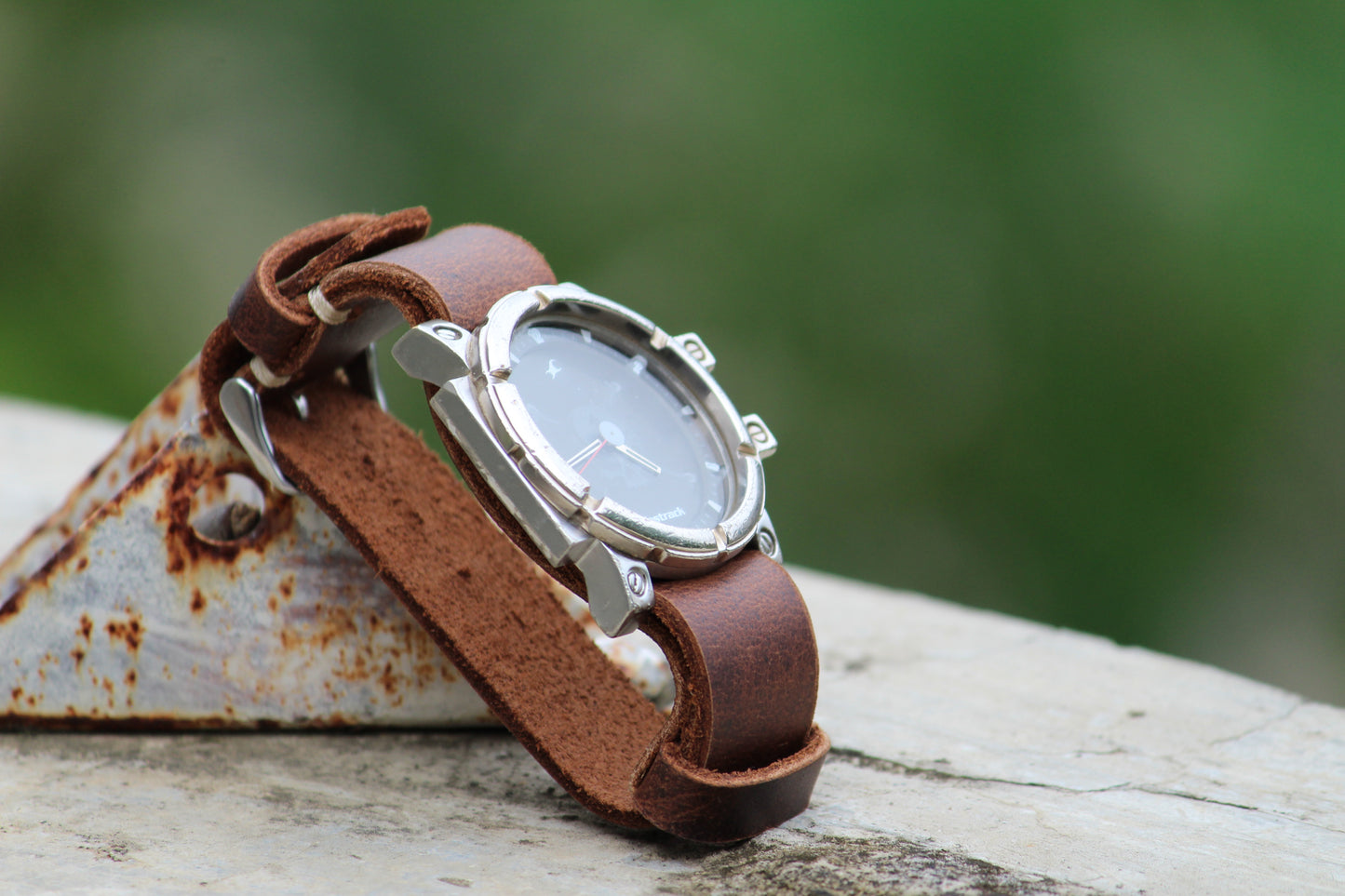 Trooper the Watch Strap - Brown Oil Pullup