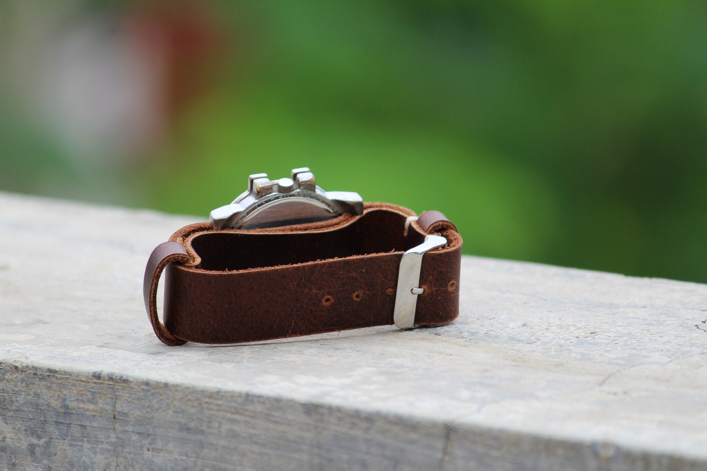 Trooper the Watch Strap - Brown Oil Pullup