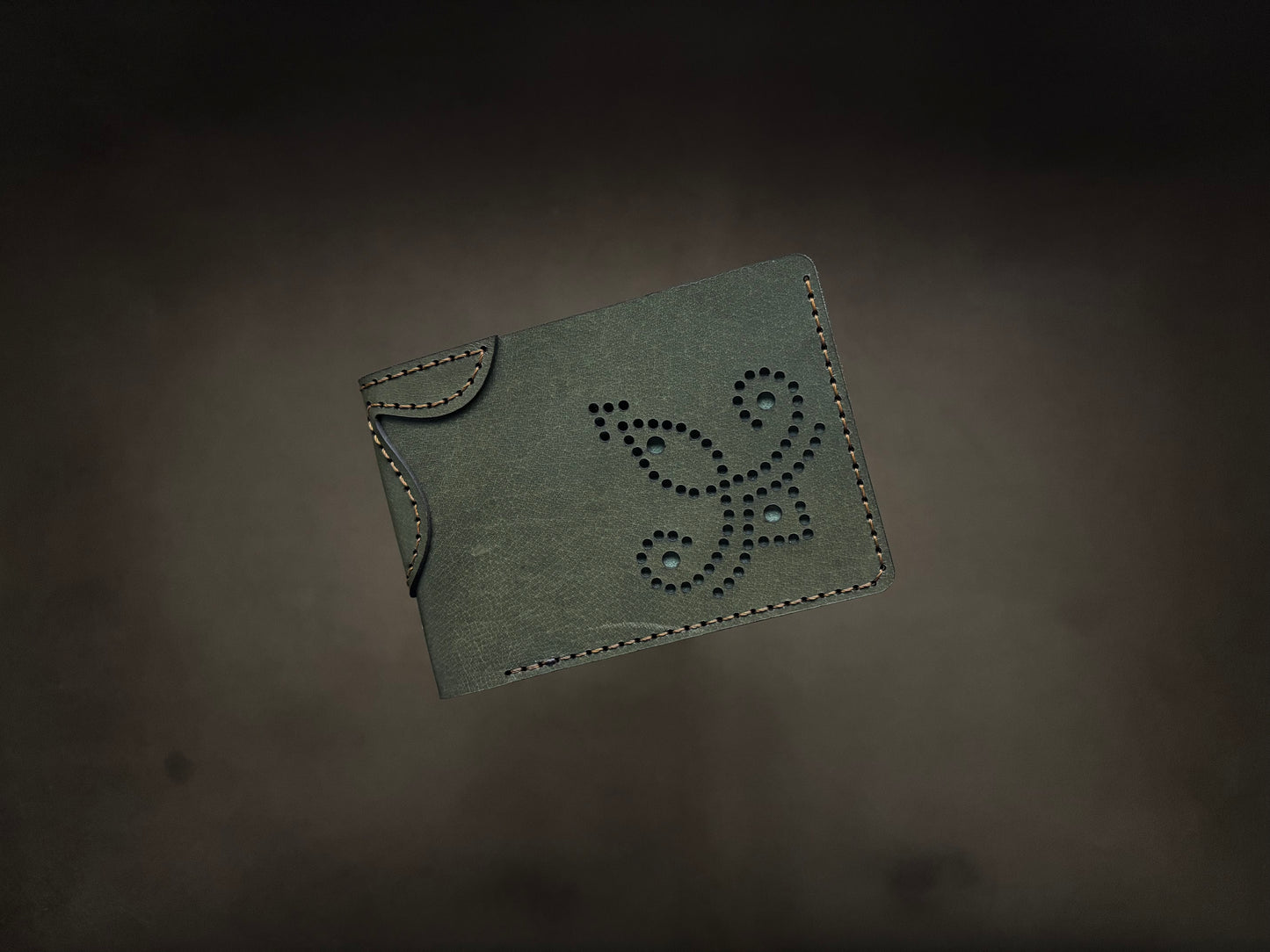 Barney the Wallet in Olive Green