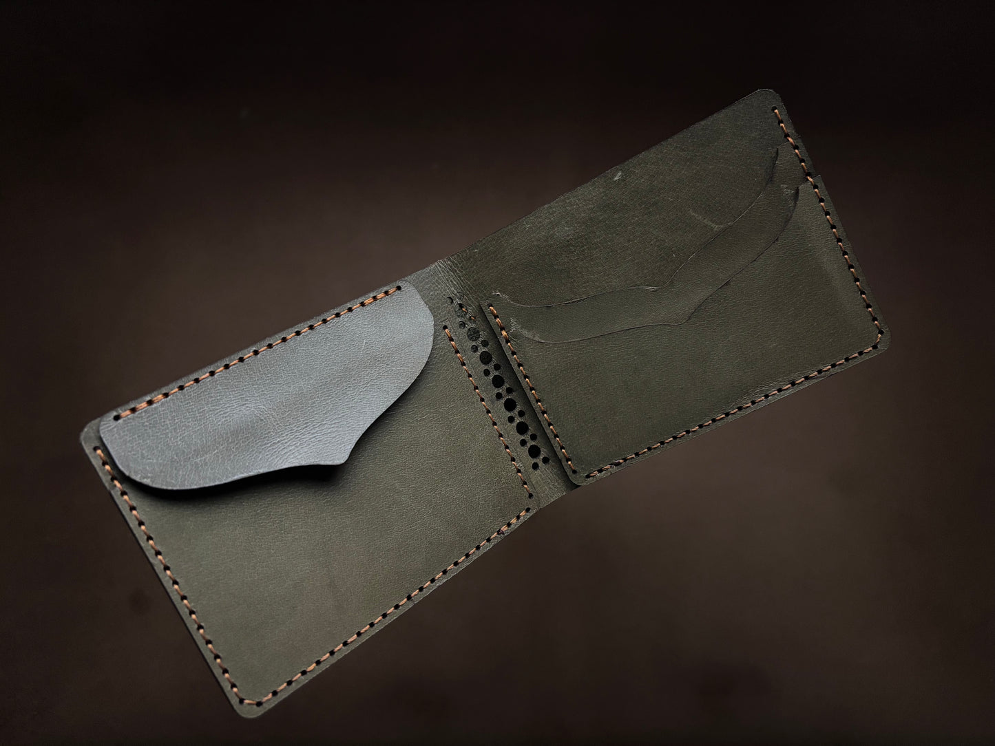 Barney the Wallet in Olive Green