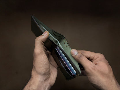 Barney the Wallet in Olive Green