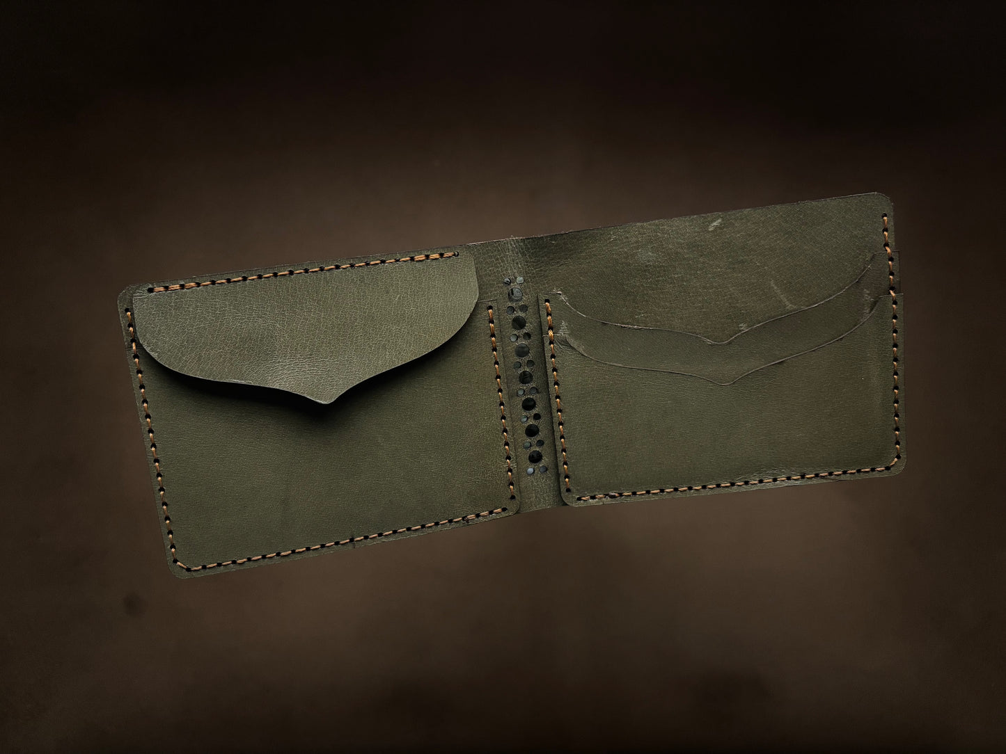 Barney the Wallet in Olive Green