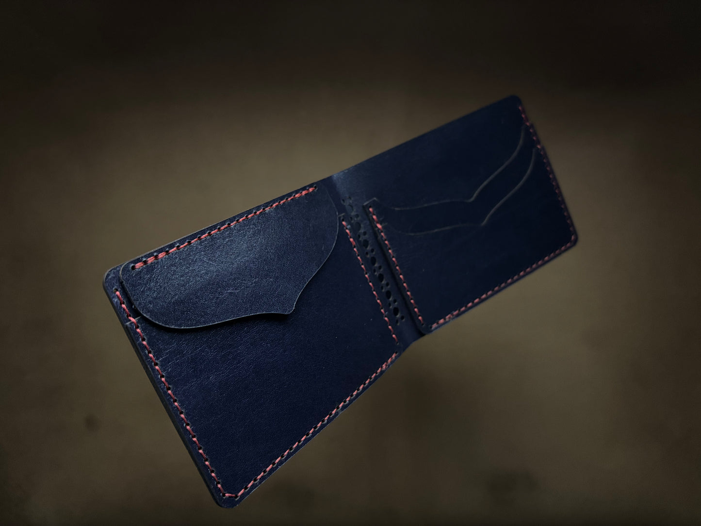 Barney the Wallet in Midnight Blue