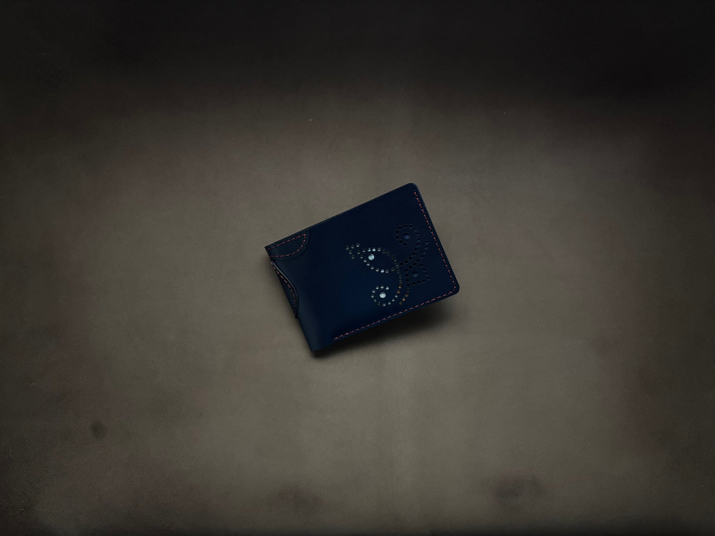 Barney the Wallet in Midnight Blue