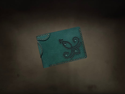 Barney the Wallet in Bottle Green