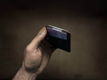 The Card Sleeve - Olive Green on British Tan