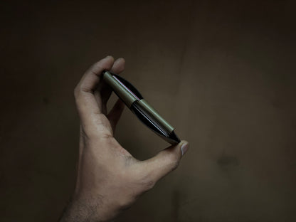 The Bond Wallet in British Tan and Olive Green